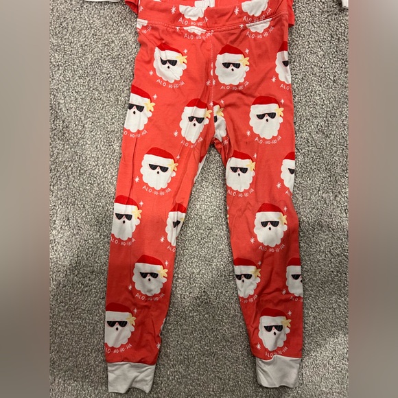 SOHA Keiki 2T Aloha Ho Ho Ho Christmas Long Sleeve Pajama Set - Picture 2 of 8